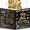 OLOSONG 21st Birthday Card for Girl Boy Son Daughter, Big Pop Up 21st Birthday Cards for Grandson Granddaughter, Back In 2005 Funny 21 Year Old Birthday Decorations