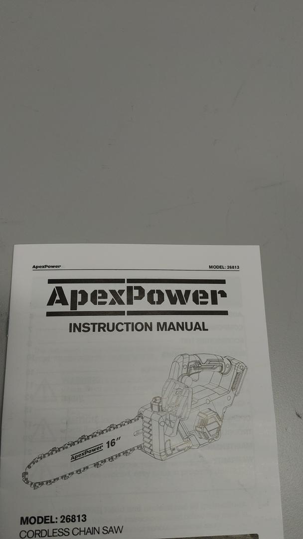 ApexPower 16" 20v Brushless Cordless Chain Saw