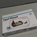 Cookie Play Food Set, Play Food for Kids Kitchen - Play Kitchen Accessories - Play Baking Cookies and Cupcakes Plastic Toy Food for Pretend Play, Kids Toddler Childrens Birthday Gifts