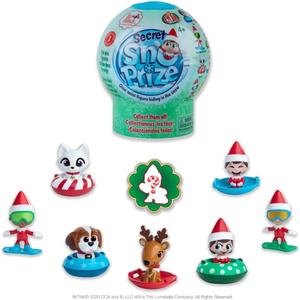 The Elf on the Shelf Secret SnoPrize - Collect one of Eight Mystery mini Figures. Includes Magical Snow Packet!