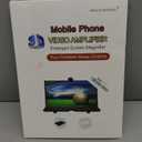 14 Inch Smartphone Screen Magnifier 3D HD Foldable Amplifier Phone Stand with Adjustable Angle Gift for Mom Dad Family Portable Universal Enlarger Movies Gaming Video