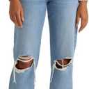 Levi's Women's 94 Baggy Jeans (25, (New) Blue)