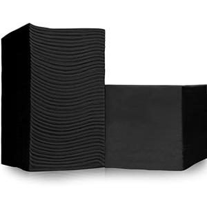 1000 Pack Cocktail Napkins Paper - Quality 3-Ply Black Beverage Napkins - Restaurant, Event, Bar Napkins - Perfect Size Dessert Napkins - Party Napkins Bulk - Elegant Wedding Napkins Disposable