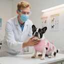 Kuoser Dog Recovery Suit Female, Dog Onesie for Surgery, Female Spay and Male Neuter Onesie for Post-Op Care, Prevent Licking Puppy Onesies (Pink, L)