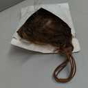 IOVOIMMSL 2 Piece Braid Wig Hair Piece Wavy Curly Scrunchies Synthetic Chignon Ponytail Hair Extensions Thick Updo Hairpieces for Women (Brunette And Honey Blonde)