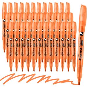 Cgerma Orange Highlighters, 36 Pack, Chisel Tip Highlighter Pack, Quickly Drying, Perfect for Students Kids Adults, Office, School, Classroom Supplies