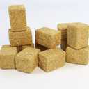 Mini Hay Bales Decorative Straw Bales, 12Pcs Mini Haystack Miniature Hay Bales for Dollhouse, Craft, Farm, Halloween, Table Decor, Autumn Harvest Decoration (12)