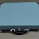 Victrola Journey Bluetooth Portable Suitcase Record Player  with Built-in Speakers, 3 Speed Vinyl Record Player, RCA Out, Headphone Jack (Turquoise)