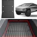 Truck Bed Mat Compatible with 2024 2025 Tesla Cybertruck Accessories, All Weather Protection TPE Odorless Heavy Duty Pickup Vehicle Bed Cargo Mat