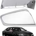 Passenger Side Mirror Cover Replacement for Chevrolet Chevy Impala 2014 2015 2016 2017 2018 2019 2020 - Right Side Mirror Covers, Rear View Mirrors Cap Accessories Chrome