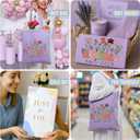 Maciebelle Retirement Gift for Woman, Cool Retirement Gifts for Women, Canvas Tote Bag Best Gifts(Purple)