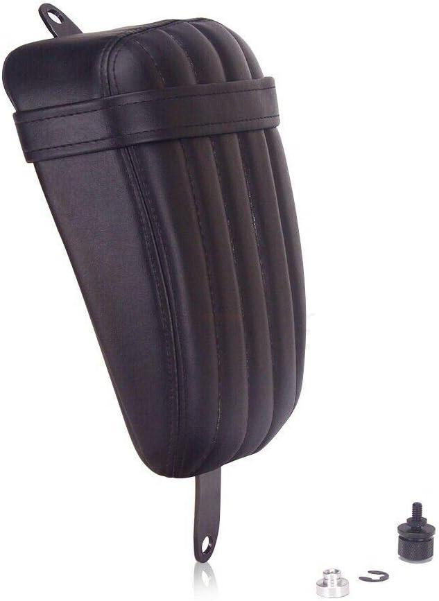 WOWTK Rear Passenger Seat Cushion Grid Seat Pad Fits for Harley Softail 2018-2025 Street Bob FXBB 18-later FXBB, FXST and '21-later FXBBS models
