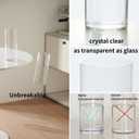 3 Clear Acrylic Cylinder Vase for Centerpieces, Tall Cylinder Plastic Hurricane Vases, Large Unbreakable Flower Vases for Wedding Bouquet (D 4.8", D 6" X H 15.8" +D 4" X H 12") 3 Different Sizes