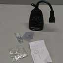 Outdoor Timer Outlet 2-Pack, Green Waterproof Dusk-to-Dawn Plug-in with Light Sensor, 24-Hour Mechanical Countdown, Heavy-Duty 15A UL Listed for Garden, Pool Pump, Holiday Lights