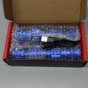 Hoxida Flashlight USB Rechargeable, Magnetic LED Flashlight, Super Bright LED Tactical Flashlight with Cob Sidelight, Waterproof, Zoomable Best Small LED Flashlight for Camping, Emergency - Blue