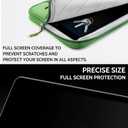 Peslv 360 Privacy Screen for iPad 9th 8th 7th Gen - 10.2 Inch, Anti Glare Blue Light Spy Filter Private Cover, High Sensitive Bubble-Free Easy Install Black Security Protector