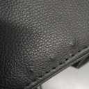 Jack&Chris Mens New PU Leather Attache Briefcase Traditional Messenger Lawyer Bag, MBYX015 (Black)