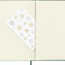 Moleskine Festive Holiday Notebook, Hard Cover, Ruled, Large (5" x 8.25"), Myrtle Green, 240 Pages