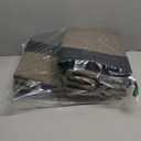 OIAHOMY 13 Kallax Inch Cube Storage Bins, 3-Pack Cotton Rope Woven Baskets for Organizing, Kallax Insert Storage Baskets for Shelves, Baby Nursery, Closet Organizer, 13*13*12.6IN, Black & Mixed Brown