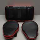 ZOOFOX 2-in-1 Punching Mitts and Kick Pack Set, Curved Focus Mitts and Taekwondo Kick Pad, Adjustable Strike Shield Arm Pad for Muay Thai and MMA