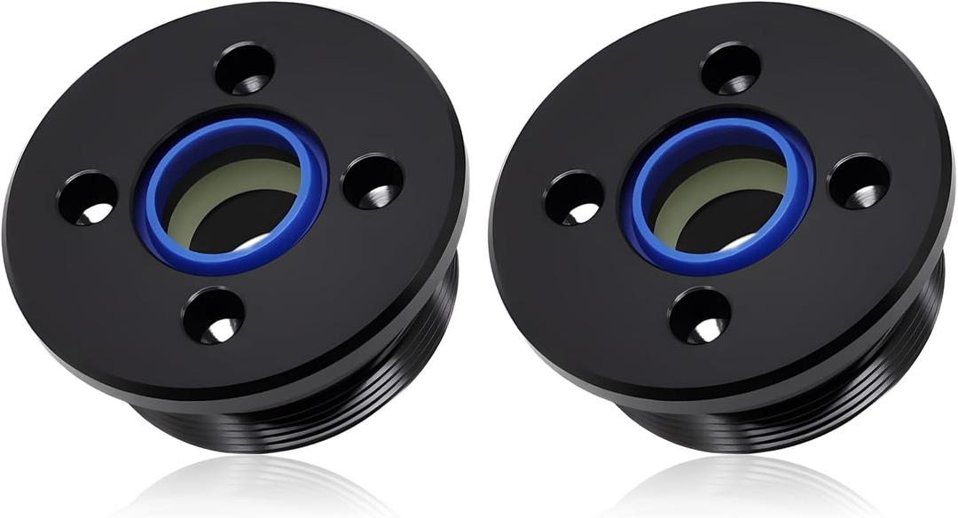 48630-96J04 2 PCS Trim Cylinder End Cap With Seals Compatible with 4Cyl 6Cyl 4 Stroke 115-300 HP Outboards