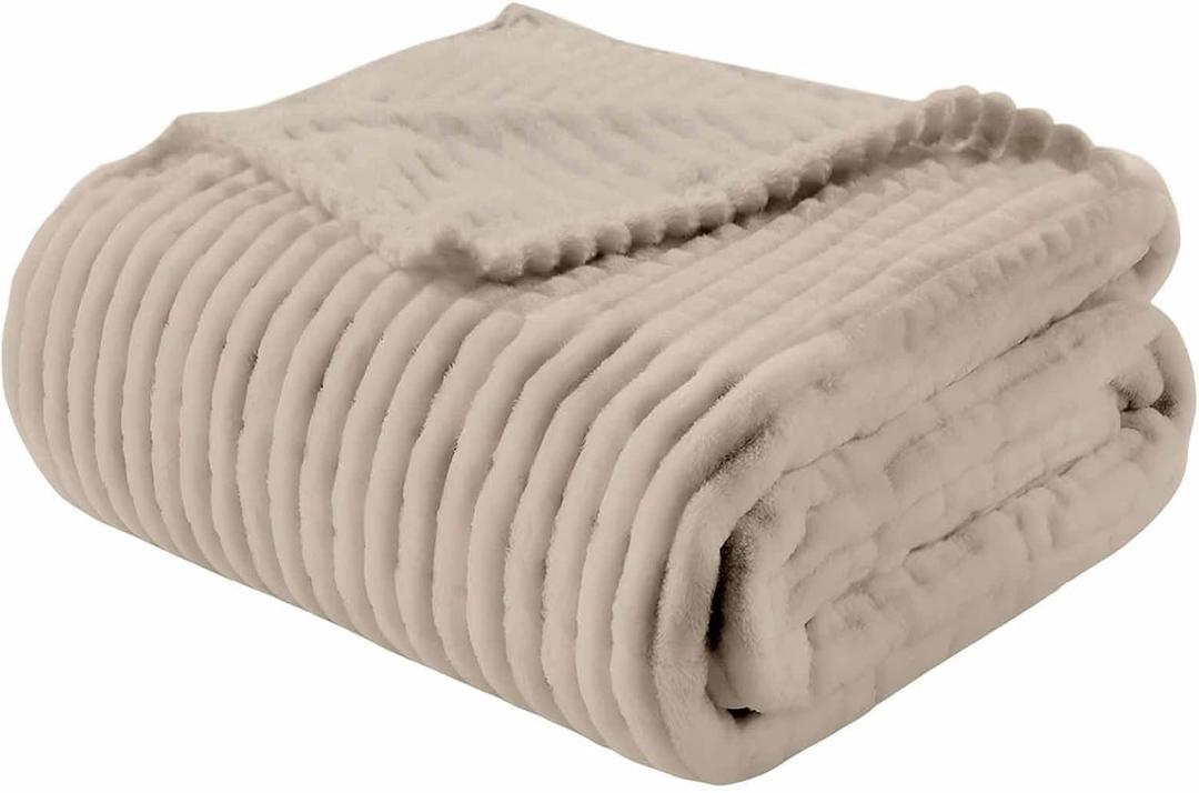 Khaki Throw Blanket for Couch Bed, Modern Solid Color Soft Cozy Fleece Blanket for Women Men, Classic Luxury Pure Khaki Blankets Throws Home Sofa Living Room Decor Christmas Fall Gifts 30"x40"