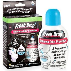 Fresh Drop Poop Odor Eliminator, Toilet Odor Eliminator, One Drop Toilet Deodorizer, Toilet Spray,  2 Pack