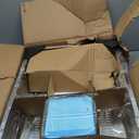 Pull-Out Sifting Cat Litter Box with Lid for Pine Pellets (23.5" L x 15.6" W x 10" H)