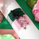 40 Pcs Halloween Witch Princess Party Supplies Pink and Green Hair Scrunchies Braided Friendship Bracelet Star Witch Hat Matching Bracelet Hair Accessories for Women Theme Birthday Gift