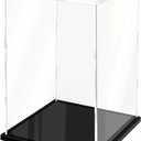 Clear Acrylic Display Case for Collectibles Assemble Doll Display Case Alternative Showcase for Lego Action Figures Model Statues Home Storage (8x8x12 inch; 20x20x30 cm)