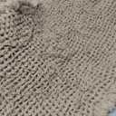 MIULEE Set of 2 Waffle Bathroom Rugs, Boho Bath Rugs Non Slip Washable, Super Absorbent Bath Mats, Ultra Soft Rubber Backed Shower Mats for Bathroom Floor, Tub and Shower, Brown, 17x24 Inch