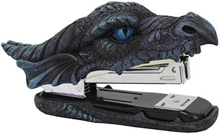 Pacific Giftware PT Dragon Head Blue Eyes Decorative Functional Stapler Figurine Office Stationery