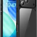 Magnetic Case for iPhone 17 Pro Max/17 Pro/17 Air/17, Slim Anti-Yellowing Light Cover Support Wireless Charging Shell(Black,17 Pro Max)