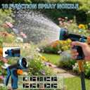 Indoor Sink Hose Attachment for Kitchen Sink or Bathroom Sink Faucet - (25FT) Sink Hose with 7 Adapters, Watering Houseplants, Dog Washing, Household Cleaning, Car Washing, 10-Function Nozzle