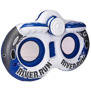 Intex River Run Blue/White Plastic Inflatable Float for Two