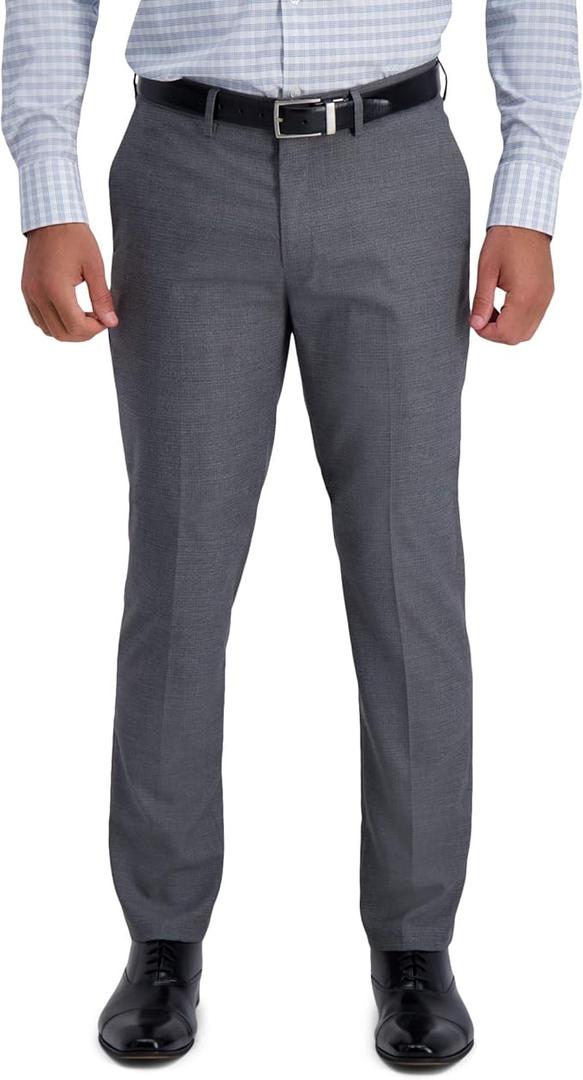 Haggar mens PLN SBTL GRD PANT Dress Pants (Graphite, 32x32)