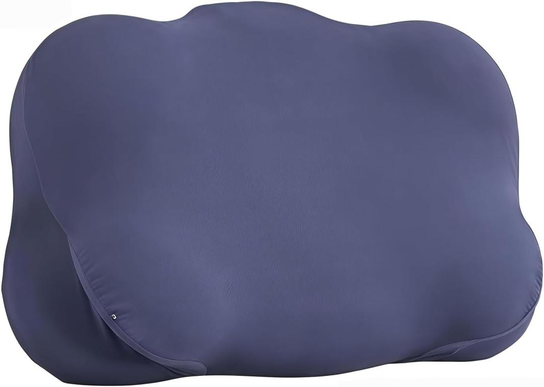 Cloud Pillow, Ergonomic Memory Foam Cervical Neck Support Pillow with Breathable Pillowcase, Dual Height Cloud Align Pillow for Side Back Stomach Sleepers