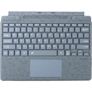 Keyboard for Microsoft Surface Pro Copilot+ (11th Edition) / Pro 11 / Pro 10/9 / 8 / X, 13 inch, Detachable Type Cover with Touchpad, 7-Color Backlit & Pen Holder (Ice Blue)