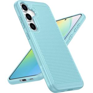 FNTCASE for Samsung Galaxy S24 CaseDual Layer Rugged Protective Phone Cover | Heavy Duty Non-Slip Shockproof Protection Phonecases | Military Grade Drop Proof Bumper Tough - 2024, 6.2inch Teal FNTCASE for Samsung Galaxy S24 CaseDual Layer Rugged Protective Phone Cover | Heavy Duty Non-Slip Shockproof Protection Phonecases | Military Grade Drop Proof Bumper Tough - 2024, 6.2inch Teal