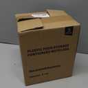 YORY 3 cup Plastic Food Storage Containers with Lids Nestable Freezer Dishwasher Safe Rectangle Container Set,5-Pack