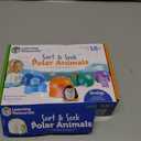 Learning Resources Sort & Seek Polar Animals - 15 Pieces, Age 18+ Months Toddler Learning Activities, Educational Toys, Educational Toy Set Color, Teaching Toys