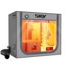 SKOUPHY Double Space Resin 3D Enclosure with Ventilation Kit LED Light, 3D Printer Vented Enclosure Tent Cover Iron Frame Eliminate Odors Isolate Noise for LCD Resin UV 3D Printer 33*18.9*28.7inch