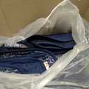 DIY Patchwork Quilt Set California King size Navy blue 112x86