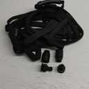 Garden Hose, 2025 Upgraded Non-Expanding Water Hose Sturdy & Lightweight 3/4 Hose, No-Kink, Tough & Flexible Water Pipe, Crush-Proof for Yard, Lawn, Outdoor, Car Wash (Black, 50FT)