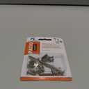 Defender Security U 9858 Sliding Patio Door Pin, 3/16 in. x 2-5/8 in., Steel Pin and Retaining Ring, Chrome Plated Finish (Single Pack) (Pack of 2)