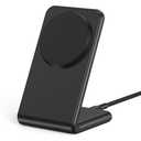 Mag.Safe Charger - iPhone Charger Stand, Fast Magnetic Wireless Charger for iPhone 17/16/15/14/13/12 Series - Black