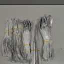 KINGSTONE Silverware Set, 60-Piece Forged Flatware Set Cutlery Set Premium Stainless Steel, Service for 12, for Kitchen, Home, Wedding, Party, Mirror Polished and Dishwasher Safe