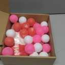 24 Pack Valentine's Day Spoon Relay Race Toy Set , Heart Ball and Spoon Race Game for Indoor Outdoor Office Party Supplies Favors(White, Pink, Red,Angel)