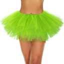 Women Tutu Skirt 5 Layers Tulle Girl Teens Fluffy Tutu Ballet Skirt Short Tulle Skirt Tutu for Women Adults Rave Costume