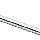 Gatco 962 Glam 18" L Grab Bar, Chrome/ADA Compliant Stainless Steel Safety Grab Bar for Bathroom